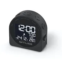 Muse Portable Travelling Alarm Clock  M-09C Black 423208