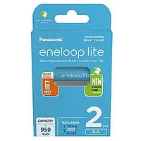 Panasonic rechargeable batteries Eneloop Lite Bk-3Lcce/2Be, 950 mAh 3000 2Xaa 394294