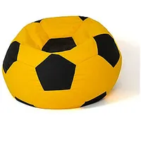 Pufa soma Soccer Sako dzelten-melna L 80 cm 590387