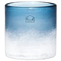 Svečturis Fanni K stikla Frost 12Cm zils 630250 560531