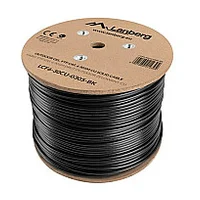 Tīkla kabelis Lanberg Lcf6-30Cu-0305-Bk Black, 305 m Cat.6 izmantošanai ārpus telpām 618963