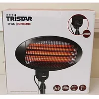Tristar Sale Out. Ka-5287 Patio Heater, Black Heater heater 2000 W Number of power levels 3 Suitable for rooms up to 20 m² Damaged Packaging Ipx4  S 698239