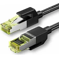 Ugreen Nw150 pīts tīkla kabelis, Ethernet Rj45, Cat.7, F/Ftp, 0,5 M Melns 360326