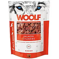 Woolf Salmon Chunkies - kārums suņiem un kaķiem 100 g 671918