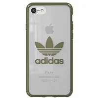 Adidas Clear Case Silikona Apvalks Priekš Apple iPhone 7 / 8 Caurspīdīgs - Zaļš 396205
