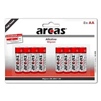 Arcas Aa/Lr6, Alkaline, 8 pcs 164846