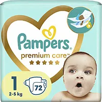 Autiņbiksītes Pampers Premium Care 1, 2-5 kg, 72 gab. 502545