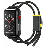 Baseus Lets Go Adjustable Sport Band for Apple Watch 42 / 44 45Mm Black Yellow 699215