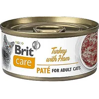 Brit Care Turkey ar Ham Pate - mitrā barība kaķiem 70G 480438