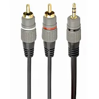 Cable Audio 3.5Mm To 2Rca 2.5M/Gold Cca-352-2.5M Gembird 6540
