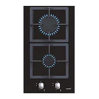 Cata Hob Sci 3002 Bk Gas on glass, Number of burners/cooking zones 2, Mechanical, Black 153730