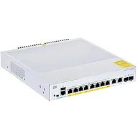 Cisco Cbs350-8Fp-2G-Eu tīkla slēdzis pārvaldīts Gigabit Ethernet L2/L3 10/100/1000 Sudrabs 683372