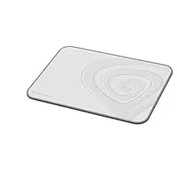 Genesis Mouse Pad Carbon 400 M Logo 250 x 350 3 mm, Gray/White 364625