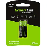Green Cell Gr08 mājsaimniecības akumulators niķeļa metāla hidrīda Nimh Aaa 2X R3 800Mah 378904