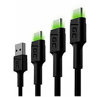 Greencell 3X Cable Gc Ray Usb-C 30Cm 89602