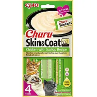 Inaba Churu Skincoat Vistas ķemmīšgliemeņu recepte - Kaķu kārums 4X14G 477540