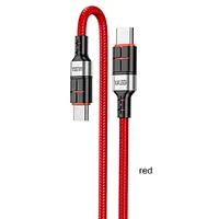 Kakusiga Ksc-696 Usb-C - uzlādes kabelis 60W  120 cm sarkans 710022