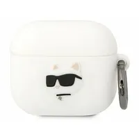 Karl Lagerfeld Apple Airpods 3 Logo Nft Choupette Head Silicone Case White 696170