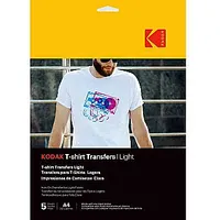 Kodak T-Shirt Transfers Light 5Pcs 3510560 563401