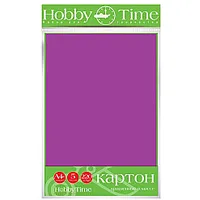 Krāsains kartons Hobbytime A4 220G/M, 5 loksnes, rozā 547357