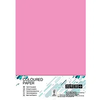 Krāsains papīrs College A4, 80G/M², 50 loksnes, neona rozā 548756