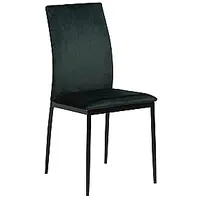 Krēsls Demina 43.5X53Xh92Cm melns/t.zaļš 0000087008 440532