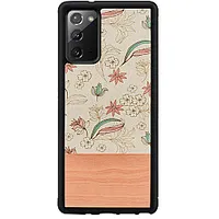 ManWood case for Galaxy Note 20 pink flower black 563775