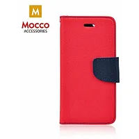 Mocco Fancy Book Case Grāmatveida Maks Telefonam Samsung A730 Galaxy A8 Plus 2018 Sarkans - Zils 404277