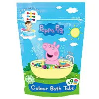 Peppa Pig Ūdeni iekrāsojošas tabletes vannai, 9 x 16 G 679850