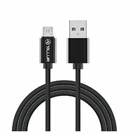 Tellur  Data cable, Usb to Micro Usb, Nylon Braided, 1M black 461788