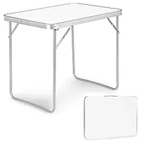 Tūristu galds, piknika saliekamā virsma, 80X60 cm, balts 708922