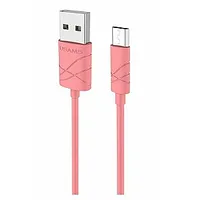 Usams Us-Sj039 U-Gee Pro Pvc Universal Micro Usb to DataAmpFast 2A Charger Cable 1M Red 677734