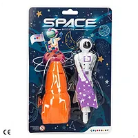 Uzvelkama lidojoscarona rotaļlieta Astronaut dažādas 16 cm Cb45939 639088