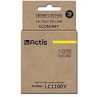 Actis Kb-1100Y tinte Brother printerim Lc1100Y/Lc980Y nomaiņa standarts 19 ml dzeltens 383716