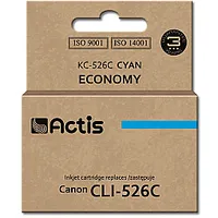 Actis Kc-526C tinte Canon printerim Cli-526C nomaiņa Standarta 10 ml zils 277589