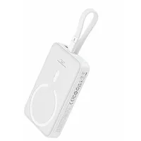 Baseus Magnetic Mini Magsafe 10000Mah 20W powerbank with built-in Lightning cable - white  Simple Series Usb-C 60W 0.3M White 670078