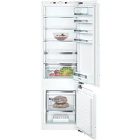 Bosch Serie 6 Refrigerator Kis87Afe0 Energy efficiency class E, Built-In, Combi, Height 177 cm, Fridge net capacity 209 L, Freezer 63 36 dB, White 153825