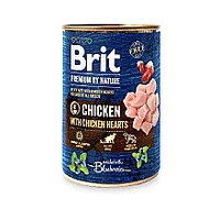 Brit Premium By Nature Vistas un sirdis - mitrā barība suņiem 400G 528017