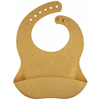 Canpol Babies silikona lacīte ar kabatu Dots, 51/029Yellow 613971