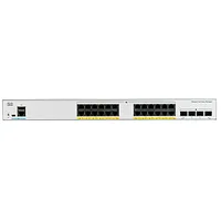 Cisco Catalyst 1000-24P-4G-L tīkla slēdzis, 24 Portu gigabitu Ethernet Gbe Poe, 195 W Poe budžets, četri augšsaites 1 G Sfp porti, darbība bez ventilatora, pagarinātā ierobežotā mūža garantija C1000-24P-4G-L 685692