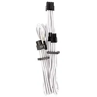 Corsair Premium Dual Braided Pcie Cable Set Gen 4 - balts 670675
