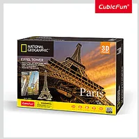 Cubicfun 3D puzle Natgeo - Eifeļa tornis 369179