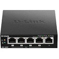 D-Link Switch Dgs-1005P Unmanaged, Desktop, 1 Gbps Rj-45 ports quantity 5, Poe 4, Power supply type External 393825