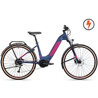 Elektriskais velosipēds Rock Machine Crossride e500B Lady zils/rozā Rata izmērs 29 Rāmja M 477489