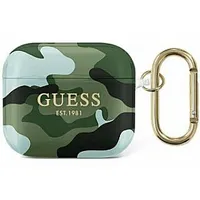 Guess Apple Airpods 3 cover Camo Collection Green on Black 696510