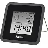 Hama meteoroloģiskās stacijas termometrs / higrometrs Th50 melns 78171