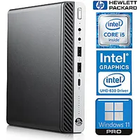 Hp 800 G5 Desktop Mini i5-9500T 16Gb 256Ssd M.2 Nvme Win11Pro 607652
