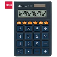 Kabatas kalkulators Deli M130, 12 zīmes, zils 557394