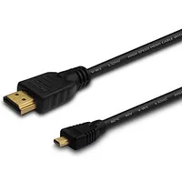 Kabel Savio Hdmi Cl-149 - micro-HDMI 0,5 m Melns 711941