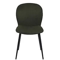 Krēsls Evelyn 43X58.5Xh82Cm melns/olīvu zaļš 0000087552 440547